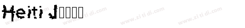 Heiti J字体转换
